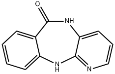 5,11-二氢-6H-吡啶并[2,3-B][1,4]苯并二氮杂-6-酮 结构式