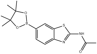 2-乙酰胺基苯并噻唑-6-硼酸 结构式