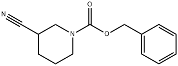 1-N-Cbz-3-氰基哌啶 结构式