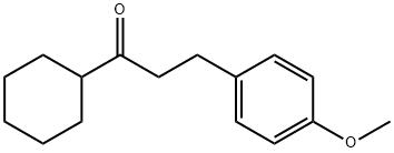 CYCLOHEXYL 2-(4-METHOXYPHENYL)ETHYL KETONE 结构式