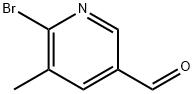 2-溴-3-甲基-5-甲酰基吡啶 结构式