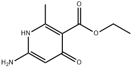 3-Pyridinecarboxylicacid,6-amino-1,4-dihydro-2-methyl-4-oxo-,ethylester 结构式