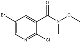 5-Bromo-2-chloro-N-methoxy-N-methylnicotinamide