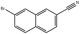 7-溴-2-萘腈 结构式