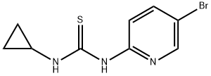 1-(5-Bromopyridin-2-yl)-3-cyclopropyl-thiourea 结构式