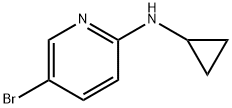 5-溴-N-环丙基-2-吡啶胺 结构式