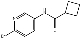 2-溴-5-(环丁酰基氨基)吡啶 结构式