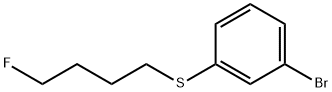 1-Bromo-3-(4-fluoro-butylsulfanyl)-benzene 结构式