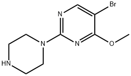 5-Bromo-4-methoxy-2-(piperazin-1-yl)pyrimidine