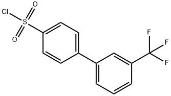 3'-(三氟甲基)联苯-4-磺酰氯 结构式