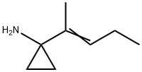 (E)-1-(Pent-2-en-2-yl)cyclopropanamine 结构式