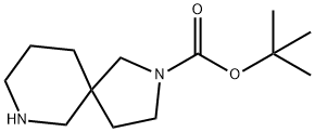 2,7-二氮杂螺[4.5]癸烷-2-甲酸叔丁酯 结构式