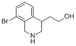 2-(8-Bromo-1,2,3,4-tetrahydroisoquinolin-4-yl)ethanol 结构式