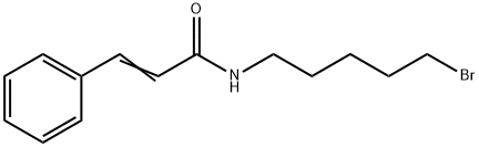 N-(5-BROMO-PENTYL)-3-PHENYL-ACRYLAMIDE 结构式