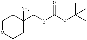Tert-butyl(4-aminotetrahydro-2H-pyran-4-yl)methylcarbamate 结构式