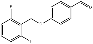 4-((2,6-二氟苄基)氧基)苯甲醛 结构式