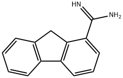 9H-FLUORENE-1-CARBOXAMIDINE HYDROCHLORIDE 结构式