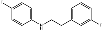 (4-FLUORO-PHENYL)-[2-(3-FLUORO-PHENYL)-ETHYL]-AMINE 结构式