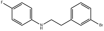 [2-(3-BROMO-PHENYL)-ETHYL]-(4-FLUORO-PHENYL)-AMINE 结构式