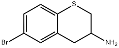 6-溴硫代色满-3-胺 结构式