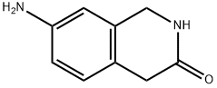 7-氨基-1,2-二氢异喹啉-3(4H)-酮 结构式