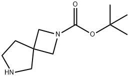2,6-二氮-螺[3.4]辛烷-2-碳酸叔丁酯 结构式