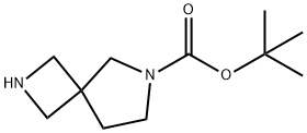 叔丁基2,6-二氮杂螺[3.4]辛烷-6-甲酸酯 结构式