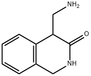 4-(Aminomethyl)-1,2-dihydroisoquinolin-3(4H)-one 结构式
