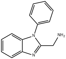 1-苯基-1H-苯并咪唑-2-甲胺 结构式