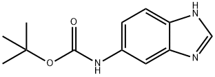 5-BOC-氨基苯并咪唑 结构式
