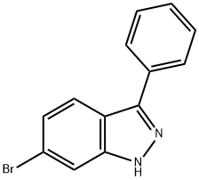 6-溴-3-苯基-1H-吲唑 结构式