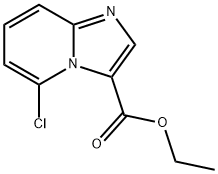 5-氯-咪唑并[1,2-A]吡啶-3-羧酸乙酯 结构式