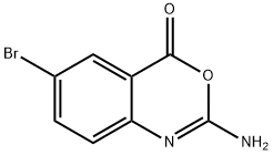 2-AMINO-6-BROMO-4H-BENZO[D][1,3]OXAZIN-4-ONE 结构式