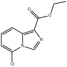 5-氯咪唑[1,5-A]吡啶-1-甲酸乙酯 结构式