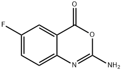 2-AMINO-6-FLUORO-4H-BENZO[D][1,3]OXAZIN-4-ONE 结构式