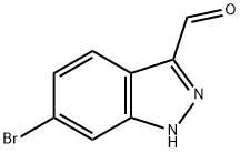 6-溴-1H-吲唑-3-甲醛 结构式