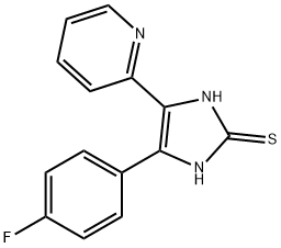 5-(4-FLUORO-PHENYL)-4-PYRIDIN-2-YL-1H-IMIDAZOLE-2-THIOL 结构式