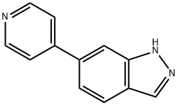 6-(吡啶-4-基)-1氢-吲唑 结构式