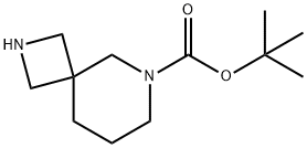 2,6-二氮杂螺[3.5]壬烷-6-甲酸叔丁酯 结构式