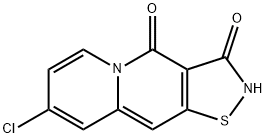 8-氯-2H-异噻唑并[5,4-B]喹嗪-3,4-二酮 结构式