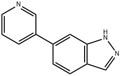 6-吡啶-3-基-1H-吲唑 结构式