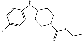 Ethyl 8-chloro-3,4,4a,5-tetrahydro-1H-pyrido[4,3-b]indole-2(9bH)-carboxylate