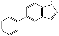 5-PYRIDIN-4-YL-1H-INDAZOLE 结构式