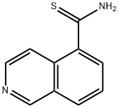 ISOQUINOLINE-5-CARBOTHIOIC ACID AMIDE 结构式