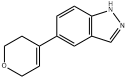 5-(3,6-DIHYDRO-2H-PYRAN-4-YL)-1H-INDAZOLE 结构式