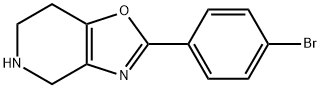 2-(4 - 溴苯基)-4,5,6,7 - 四氢-恶唑并[4,5-C〕吡啶 结构式