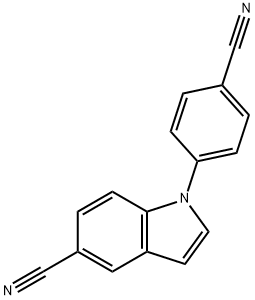 1-(4-Cyanophenyl)-1H-indole-5-carbonitrile