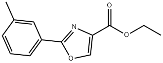 2-间甲苯噁唑-4-羧酸乙酯 结构式