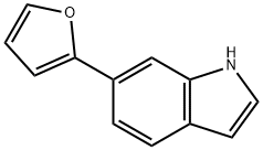 6-呋喃-2-基-1H-吲哚 结构式