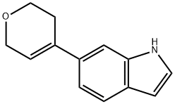 6-(3,6-二氢-2H-吡喃-4-基)-1H-吲哚 结构式